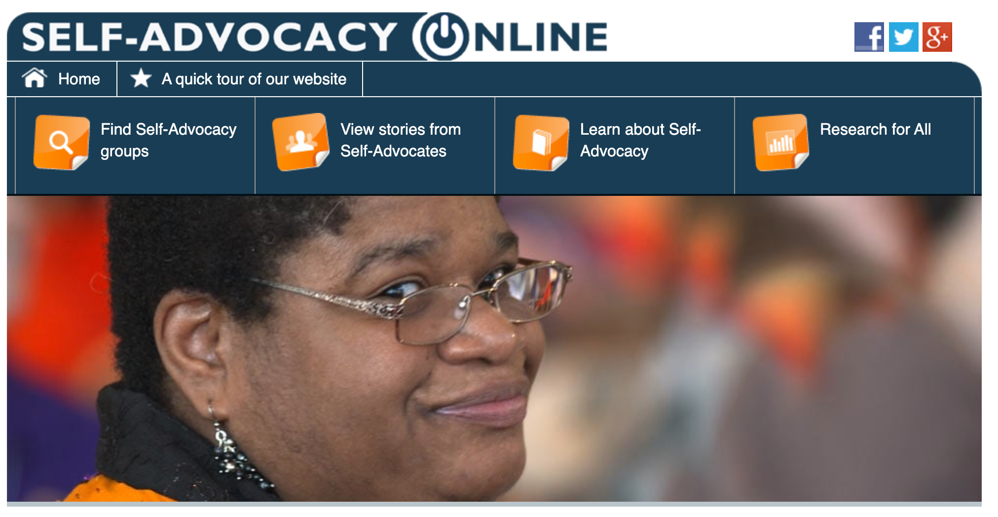 Sel Advocacy Online - website screenshot
